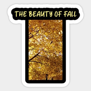 The beauty of fall Sticker